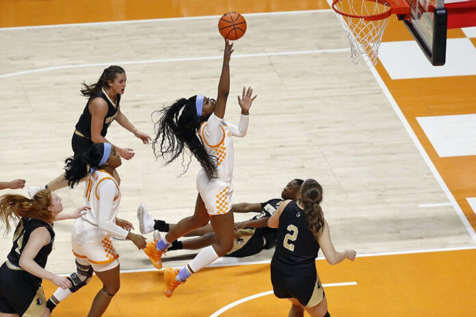 Tennessee Lady Vols Race Past Wofford Terriers, 92-53. (UT Athletics)