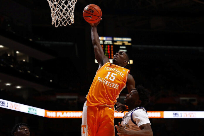 #13 Tennessee Men's Basketball blows by Alcorn State, 94-40. (UT Athletics)