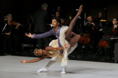 Ingrid Silva and Dylan Santos performs Grand Pas de Duex in the Gateway Chamber Orchestra’s “Nutcracker”. (Mark Haynes, Clarksville Online)