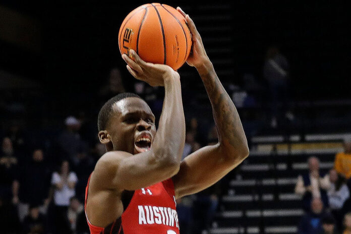 Austin Peay State University Men's Basketball takes on #8 Tennessee at Thompson-Boling Arena, Wednesday. (Robert Smith, APSU Sports Information)