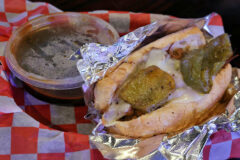 Camacho’s Famous Italian Beef sandwich. (Tony Centonze, Clarksville Online)