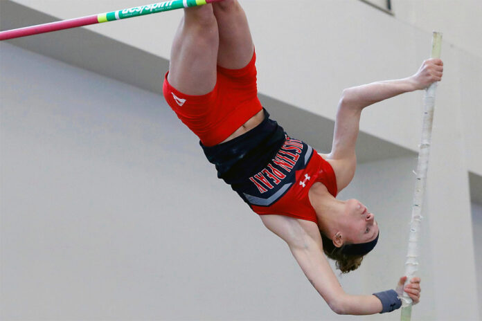 Austin Peay State University Track and Field senior Karlijn Schouten highlights opening day of PNC Lenny Liles Invitational. (APSU Sports Information)