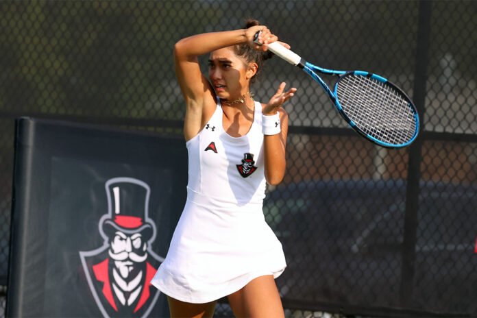 Austin Peay State University Women's Tennis Govs set for matches with Western Kentucky, Belmont. (APSU Sports Information)
