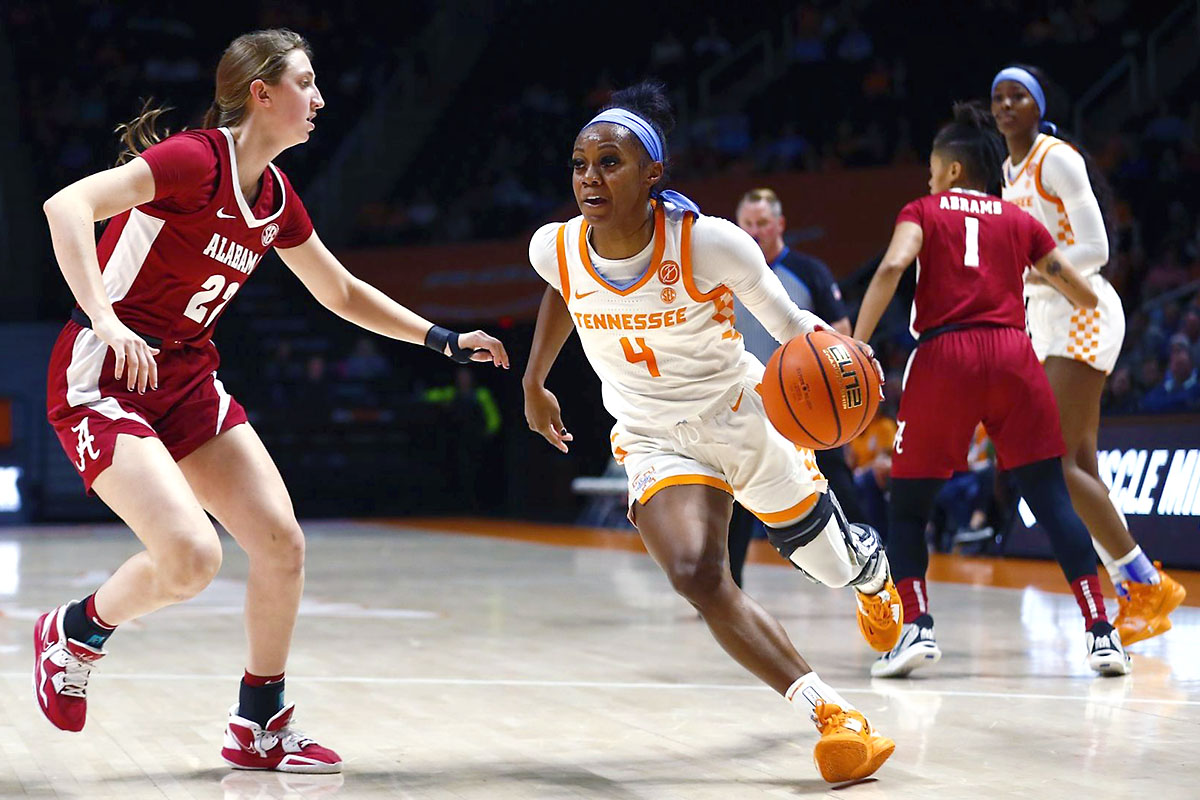 Tennessee Lady Vols Basketball Cruises To 89 76 Win Alabama Crimson 