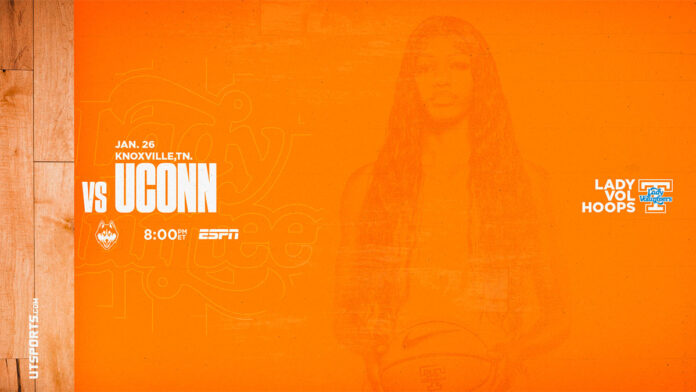 Tennessee Women's Basketball hosts #5 UConn Thursday at 7:00pm CT. (UT Athletics)