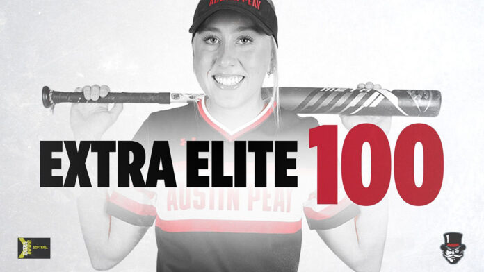 Austin Peay State University Softball's Lexi Osowski-Anderson selected to Extra Elite 100. (APSU Sports Information)