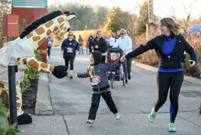 Join a Herd of Runners at Zoo Run Run. (Amiee Stubbs)