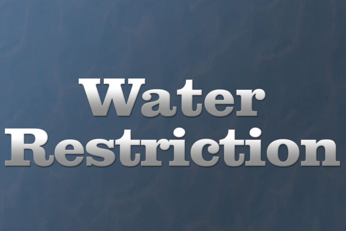 Water Restriction