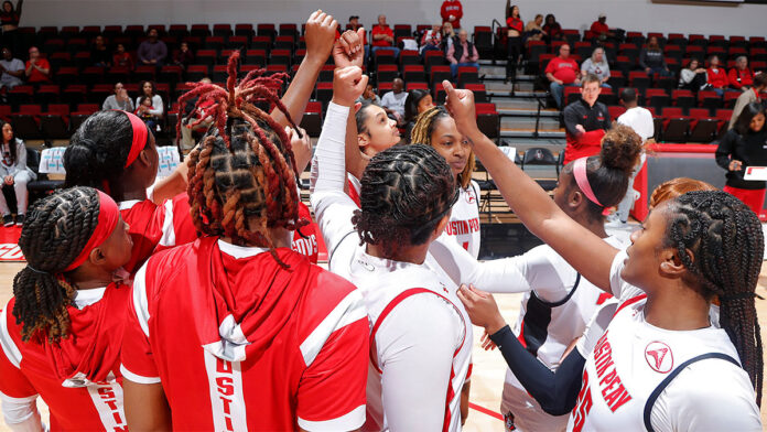 Regular season’s penultimate contest awaits Austin Peay State University Women's Basketball in the Music City. (Robert Smith, APSU Sports Information)