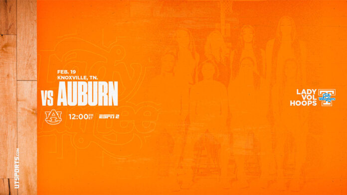 Tennessee Women's Basketball hosts Auburn, Sunday. (UT Athletics)