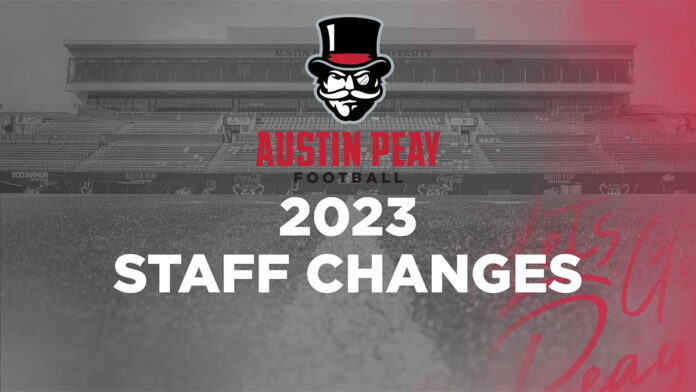 Austin Peay State University Football head coach Scotty Walden adds four to coaching staff for 2023 campaign. (APSU Sports Information)