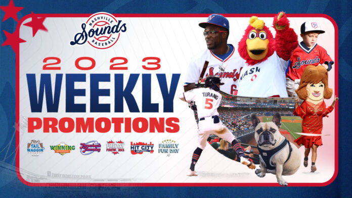 Nashville Sounds 2023 Weekly Promotions