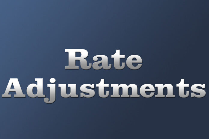 Rate Adjustments