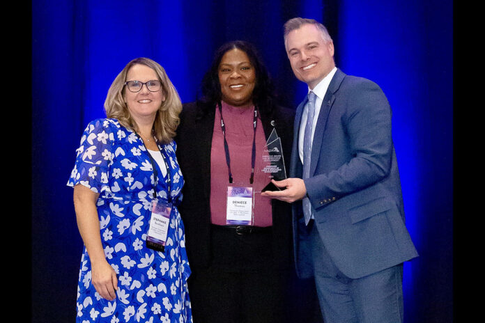 (L to R) Stephanie Beckhorn, Michigan Department of Labor and Economic Opportunity, Deniece Thomas, Tennessee Department of Labor and Workforce Development, Michael Harrington, Vermont Department of Labor.