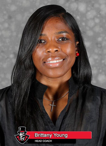 APSU Women's Basketbal head coach Brittany Young. (Robert Smith, APSU Sports Information)