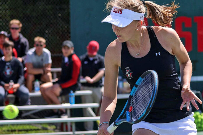 Austin Peay State University Women's Tennis drops road match to North Florida. (Eric Elliot, APSU Sports Information)