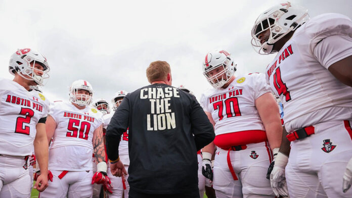 Scotty Walden, Austin Peay State University Football kick off 2023 season with spring practice at Fortera Stadium. (Maddie Rose, APSU Sports Information)