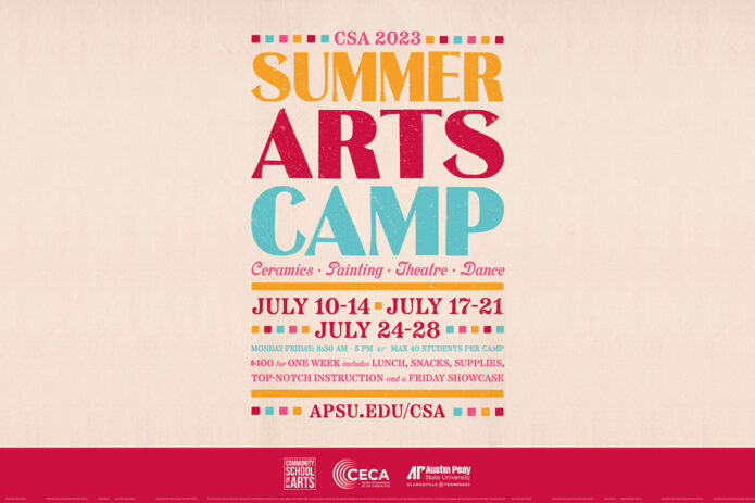 Austin Peay State University’s Community School of the Arts 2023 Summer Arts Camp. (APSU)
