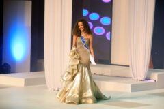 Miss Tennessee Teen USA 2023 Blye Allen competing in the evening gown competition