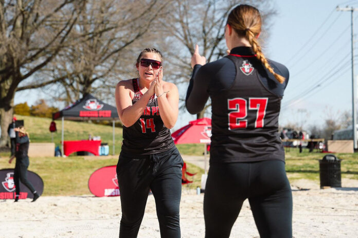Quartet of matches in Bluegrass State on deck for Austin Peay State University Beach Volleyball. (Maddie Rose, APSU Sports Information)