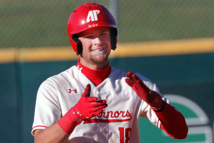 Austin Peay State University Baseball splits Saturday ASUN doubleheader against Bellarmine. (Robert Smith, APSU Sports Information)