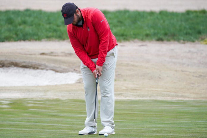 Austin Peay State University Men's Golf in third, Reece Britt in fourth after 36 holes in Derby City. (Casey Crigger, APSU Sports Information)