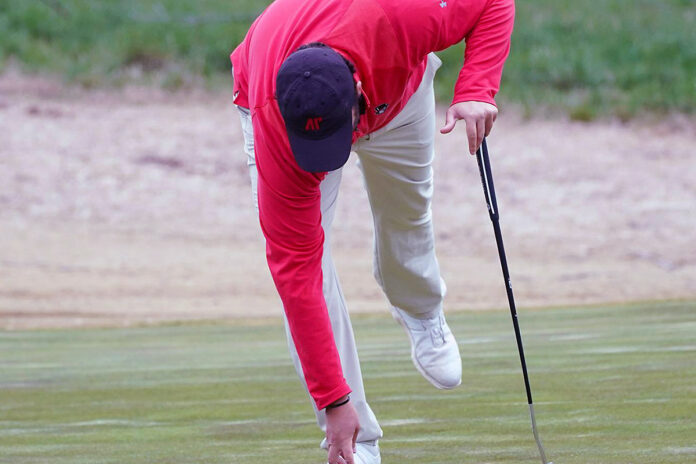 Reece Britt, Austin Peay State University Men's Golf finishes in fifth place at Ernie Denham Classic. (Casey Crigger, APSU Sports Information)