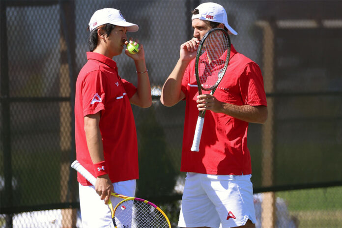 Austin Peay State University Men's Tennis takes on Jacksonville State in regular-season finale. (Maddie Rose, APSU Sports Information)
