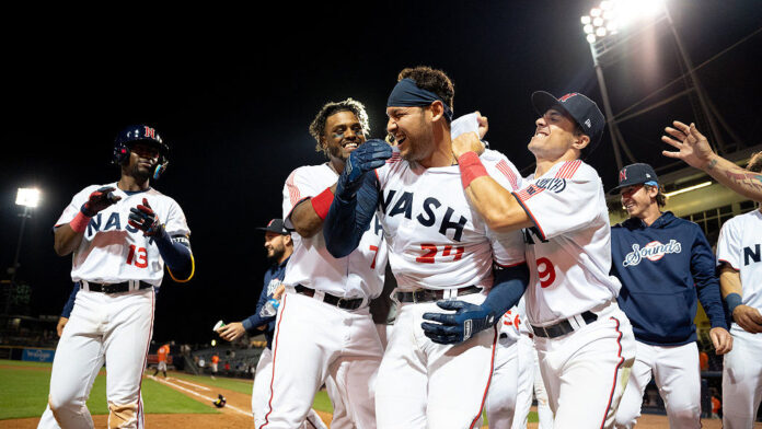 Alex Jackson’s walk-off homer puts Nashville Sounds on top 8-5 over Norfolk Tides. (Nashville Sounds)