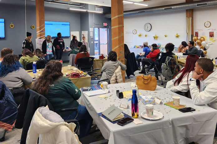 Austin Peay State University College Possible success coaches lead a workshop at a national training event in St. Paul, Minnesota. (APSU)