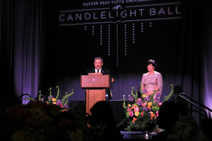 Austin Peay State University hosts 39th Annual Candlelight Ball at Omni Nashville Hotel. (Clarksville Online)