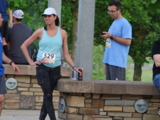 Hundreds were at Liberty Park for the 2023 Queen City Road Race. (Clarksville Online)