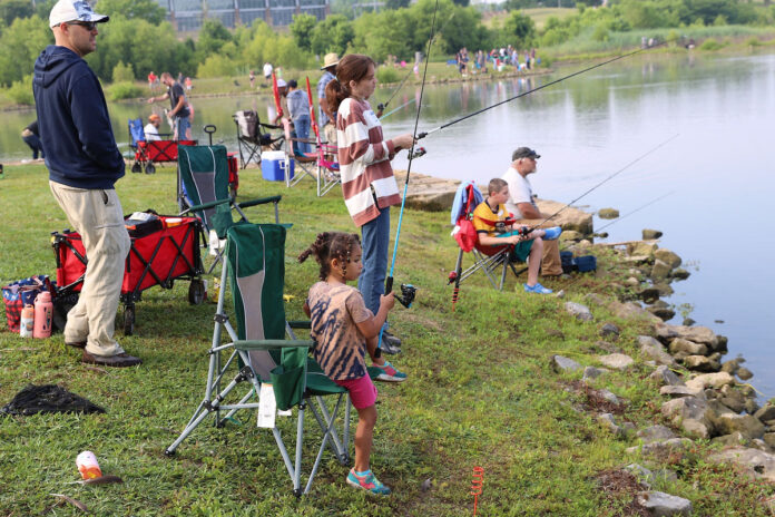 2023 Montgomery County Fishing Rodeo at Liberty Park Pond. (Mark Haynes, Clarksville Online)