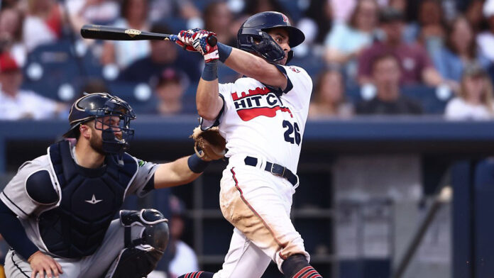 Sal Frelick homers, tallies 4 RBI as Nashville Sounds rolls Gwinnett Stripers 7-4. (Nashville Sounds)
