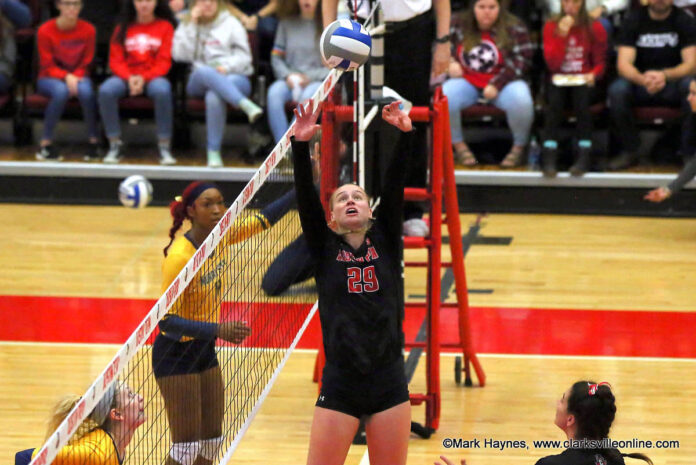 Austin Peay State University alumni player Kristen Stucker.