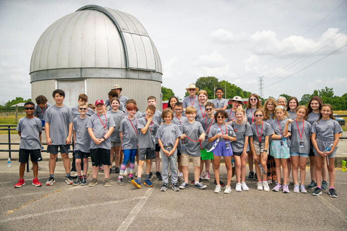 Students at Austin Peay State University's Space Explorers Camp gather for a group photo. (APSU)