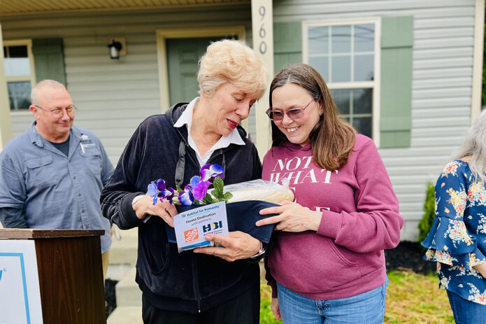 Habitat for Humanity of Montgomery County dedication ceremony for Tanya White's new home.