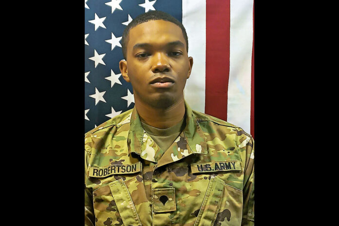 Spc. Elijah N. Robertson