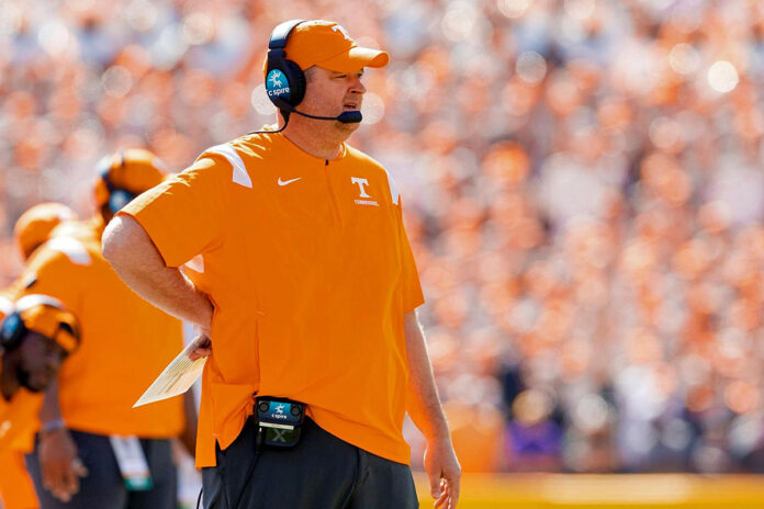 Tennessee Vols Football head coach Josh Heupel. (UT Sports)