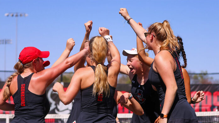Austin Peay State University Women's Tennis Team. (Alex Allard, APSU Sports Information)