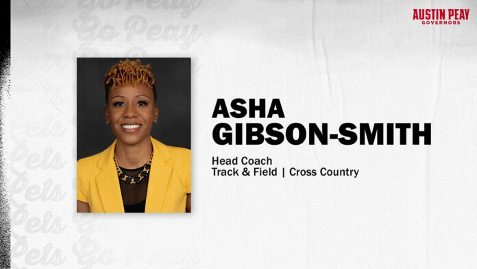 Austin Peay State University Cross County, Track & Field head coach Asha Gibson-Smith. (APSU Sports Information)