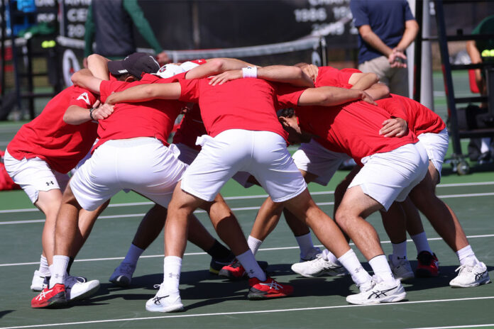 Austin Peay State University Men's Tennis has Seven Govs named ITA-Scholar Athletes. (Alex Allard, APSU Sports Information)
