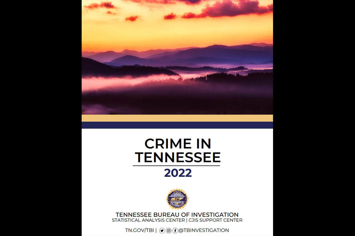 Tennessee Bureau of Investigation releases 2022 Crime In Tennessee