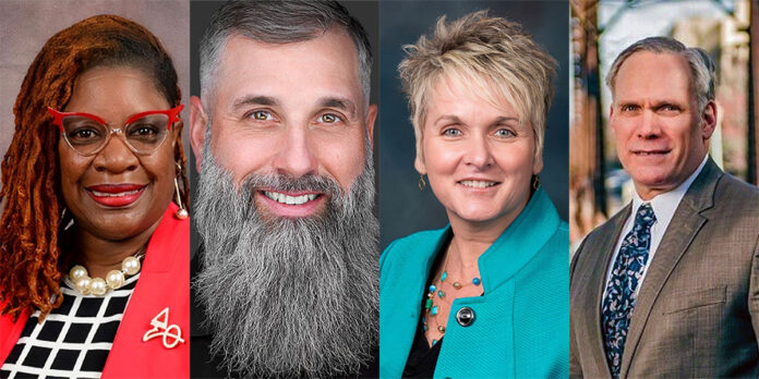 ( L to R) Yolonda Williams, Randy Heath, Grace Lord and Chris Self.