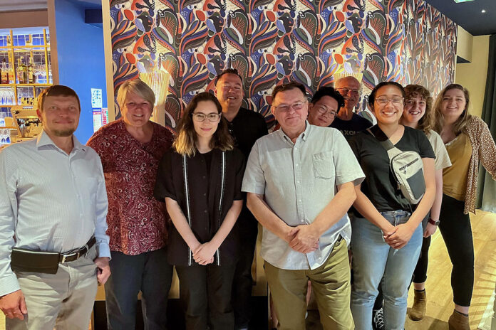 Austin Peay State University professors and students gathered at the end of the trip. (APSU)
