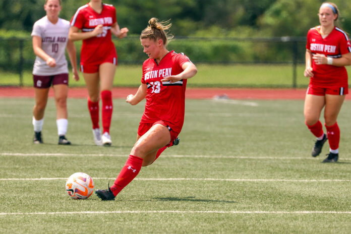 Austin Peay State University Soccer Opens ASUN Play Against Bellarmine. (Alex Allard, APSU Sports Information)