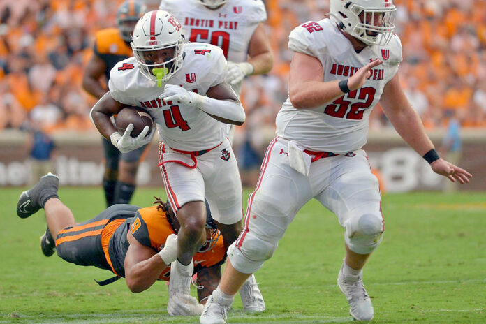 It’s Football Time in Clarksville: Austin Peay State University Football Battles East Tennessee in Home Opener. (David Crigger)