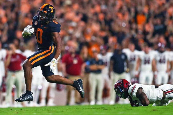 #21 Tennessee Vols Football Rides Running Game, Defense Past Gamecocks, 41-20. (UT Athletics)