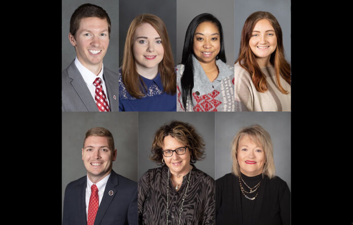 Recently promoted team members from the Austin Peay State University Division of Alumni, Engagement and Philanthropy. (APSU)