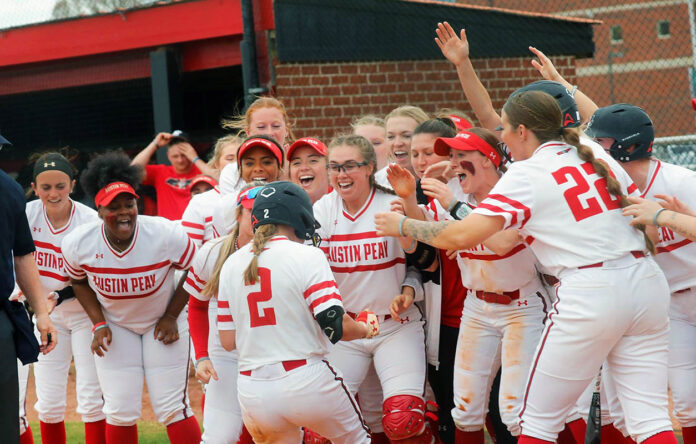 Austin Peay State Univesrity Softball hosts Belmont to begin fall homestand. (Robert Smith, APSU Sports Information)